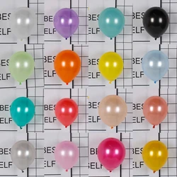 100pcs/pack 5/10/12inch Latex Wedding Decoration Party Balloon Colorful Helium Thickening Pearl Balloons Child Toy Mix Colors