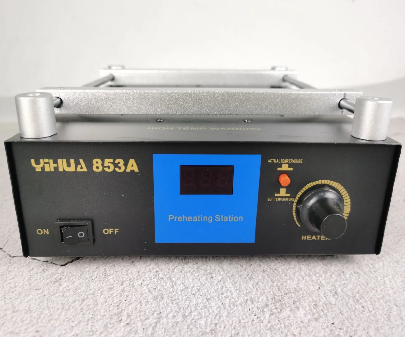 YIHUA 853A 220V 50HZ Digital Preheat Soldering Station High Power ESD BGA Rework Station PCB Desoldering IR Preheating