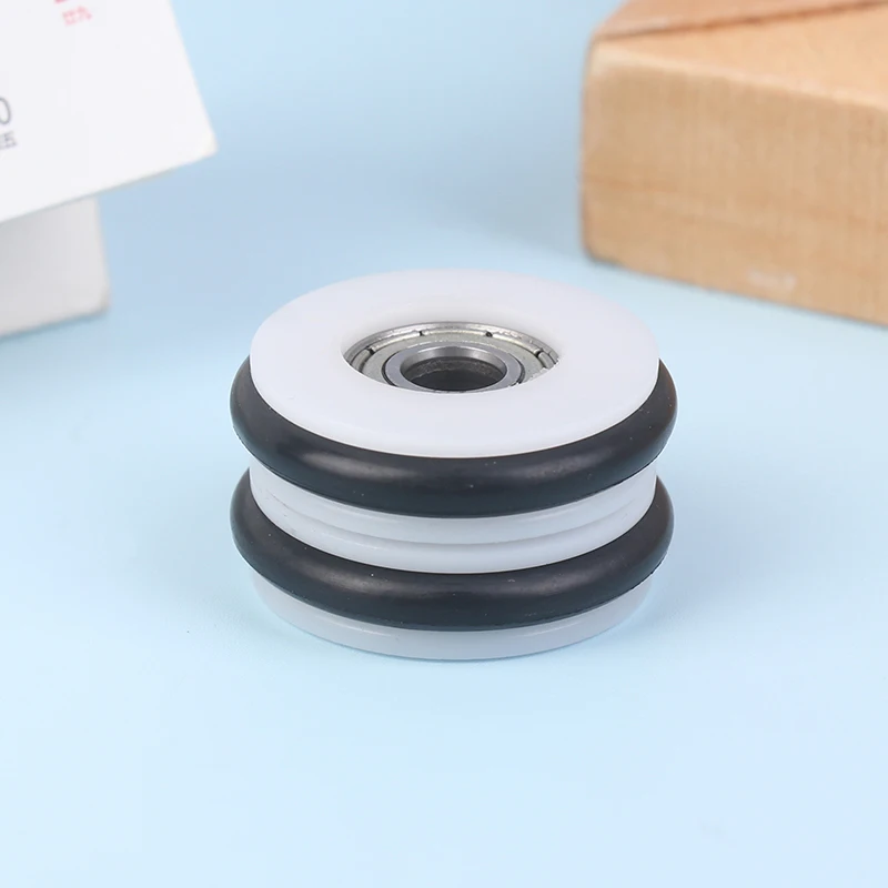1Pc 6*28*8mm Buna-N Rubber O Rubber Ring Silent Elastic Wheel 696 Bearing Roller Mute Elasticity Roller Pulley...