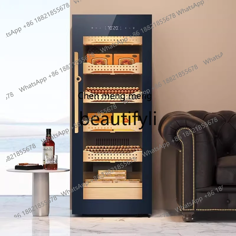 Hot sales New constant temperature and humidity moisturizing cabinet eggplant cabinet, cedar wood cigarette cabinet