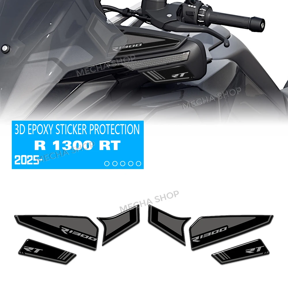 

Защита рук, направление потока, обтекатель лампы, комплект 3D-наклеек из смолы для R1300RT R 1300 RT 2025 2026