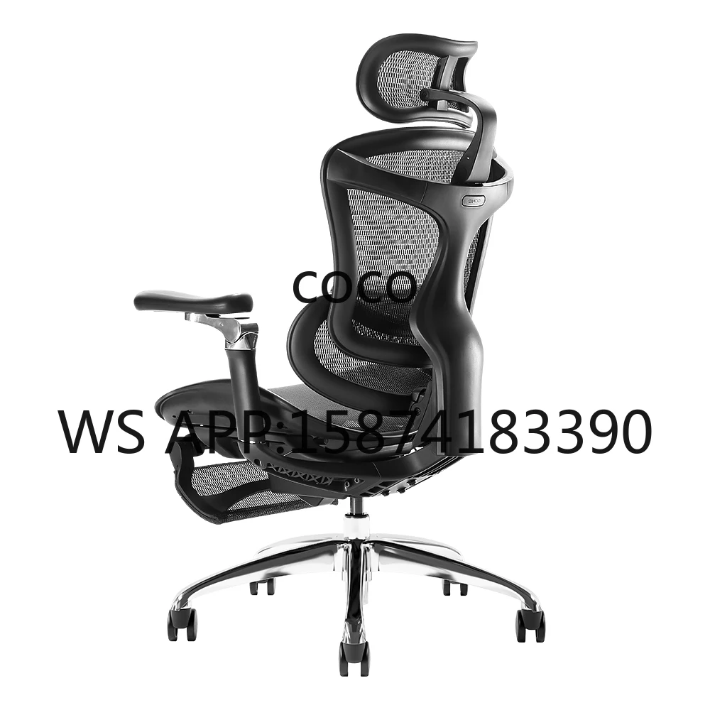 Executive Black Mesh Swivel Office Chair – OEM Customizable & Comfortable