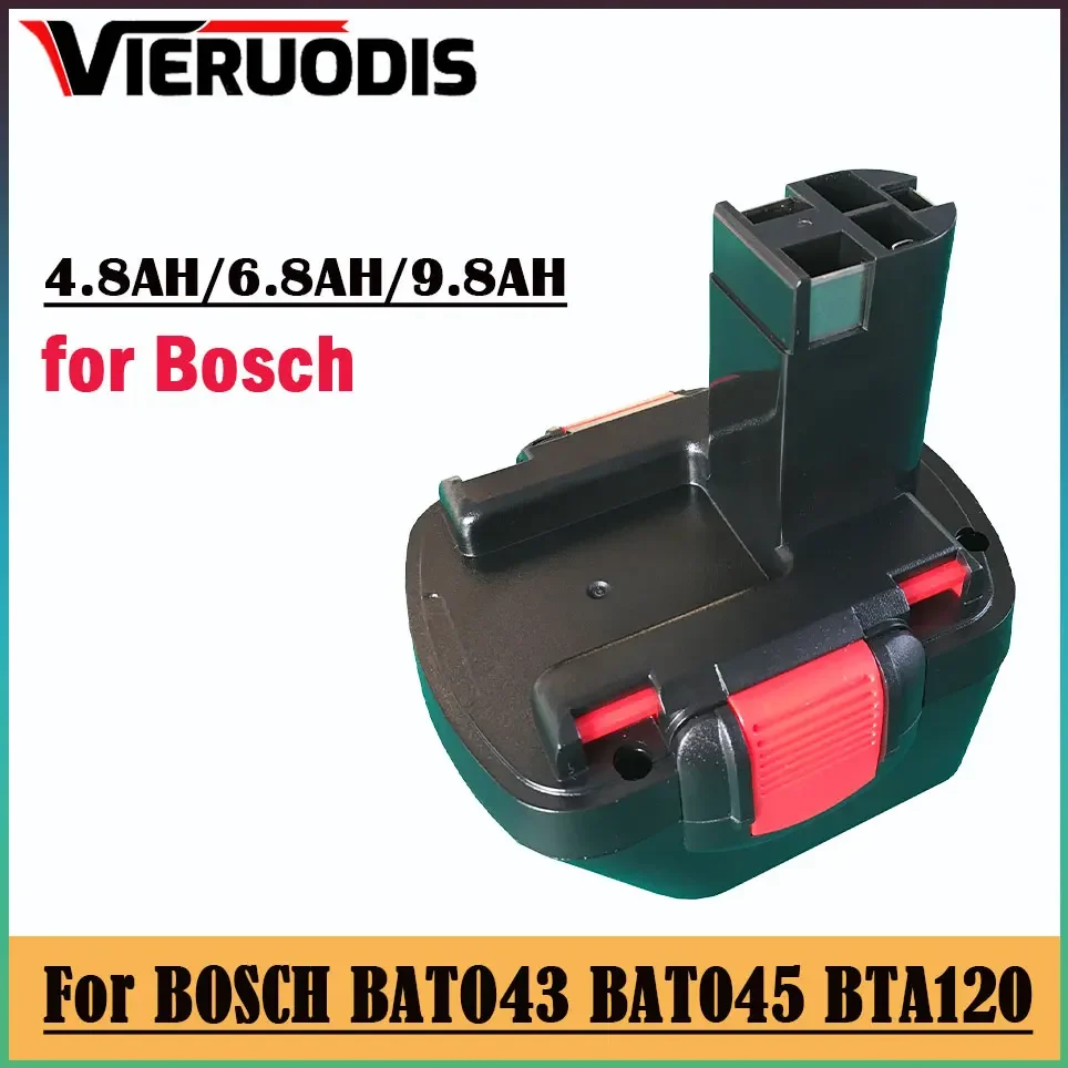 

New for Bosch 12V 9800mAh PSR Rechargeable Battery 12V 12.8Ah AHS GSB GSR 12 VE-2 BAT043 BAT045 BAT046 BAT049 BAT120 BAT139