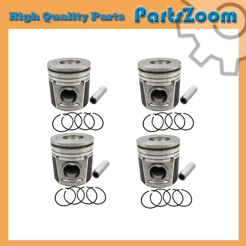 3054C 3054C-DIT Piston 225-5437 Ring Set For Perkins Engine Fit Caterpillar 416E Backhoe Loader