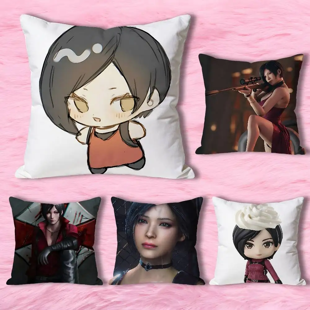 

R-Resident E-Evil Ada Wong Anime Celebrity Merchandise All-Match Printed Pillow Case Sofa Car Office Room Decoration Protector