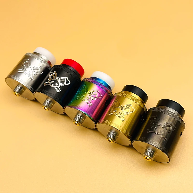 DSX Dead Rabbit V2 RDA Atomizer 24mm Rebuilding Dripping Tank Dual Coil With Squonk BF PIN For 510 Electronic Cigarette Box Mod