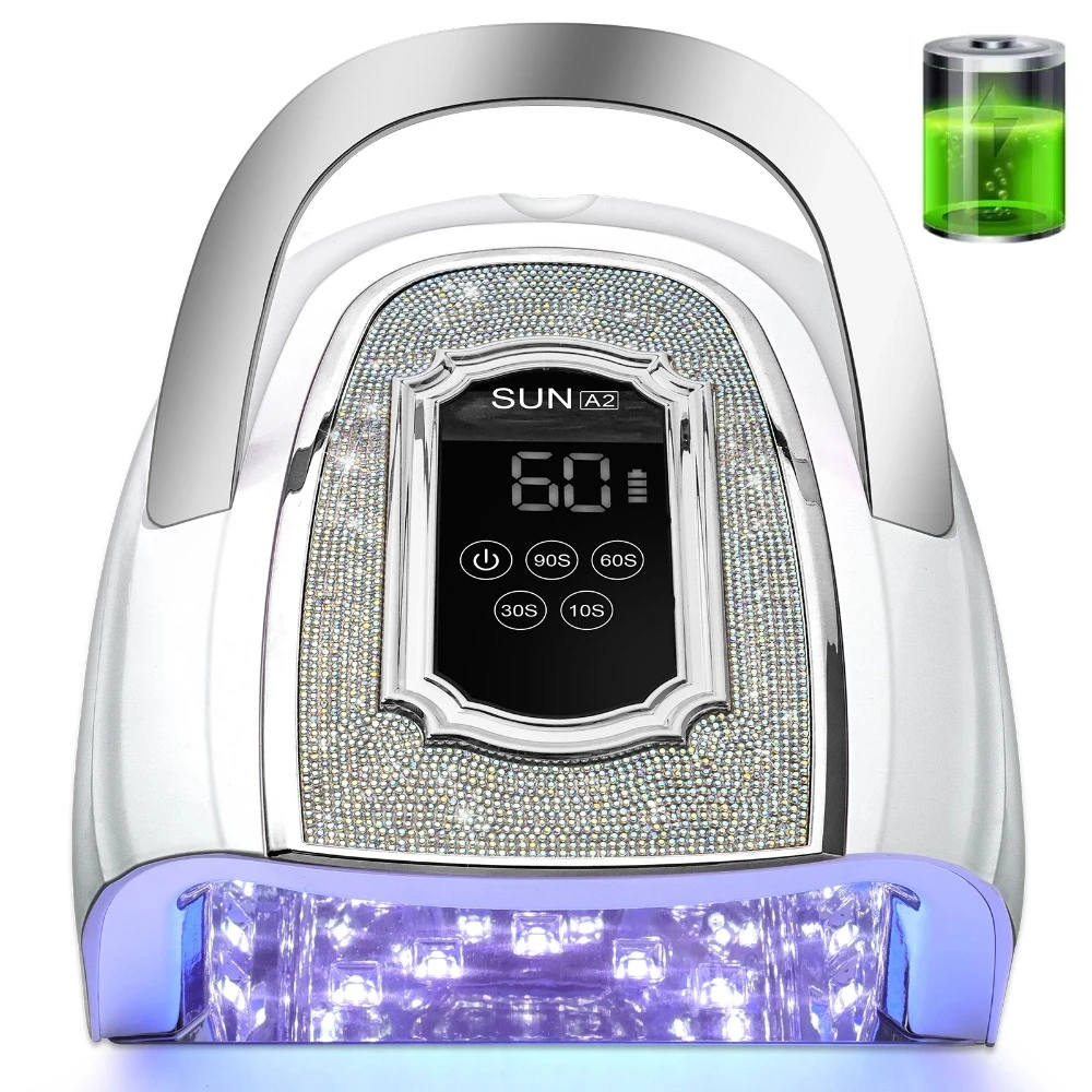

Rechargeable UV Nail Lamp 42 LEDs Professional Nail Dryer for Curing All Gel Nail Polish UV Light Manicure Pedicure Salon Tool