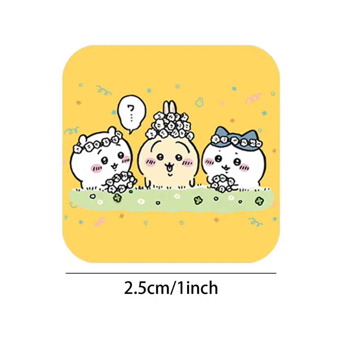 500Pcs /Roll Kawaii Chiikawa Usagi Tape Stickers Cute Hachiware Reward Student Handbooks Laptop Decorative Stickers Gifts Toys view 3