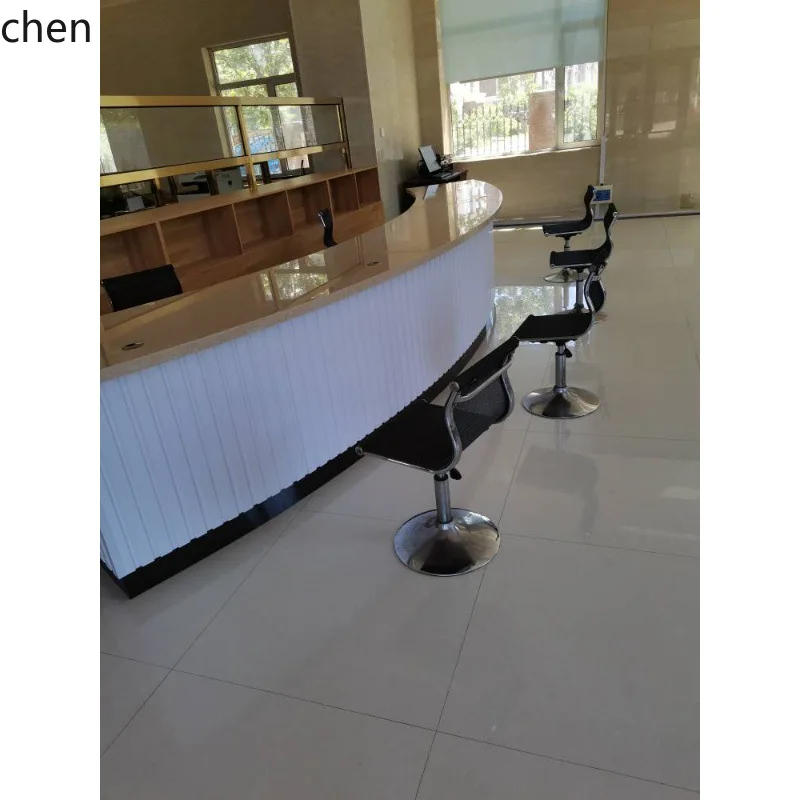 HT Nano Mesh Bar Chair Home Computer Counter High Stool Training Conference Mobile Business Hall Chair