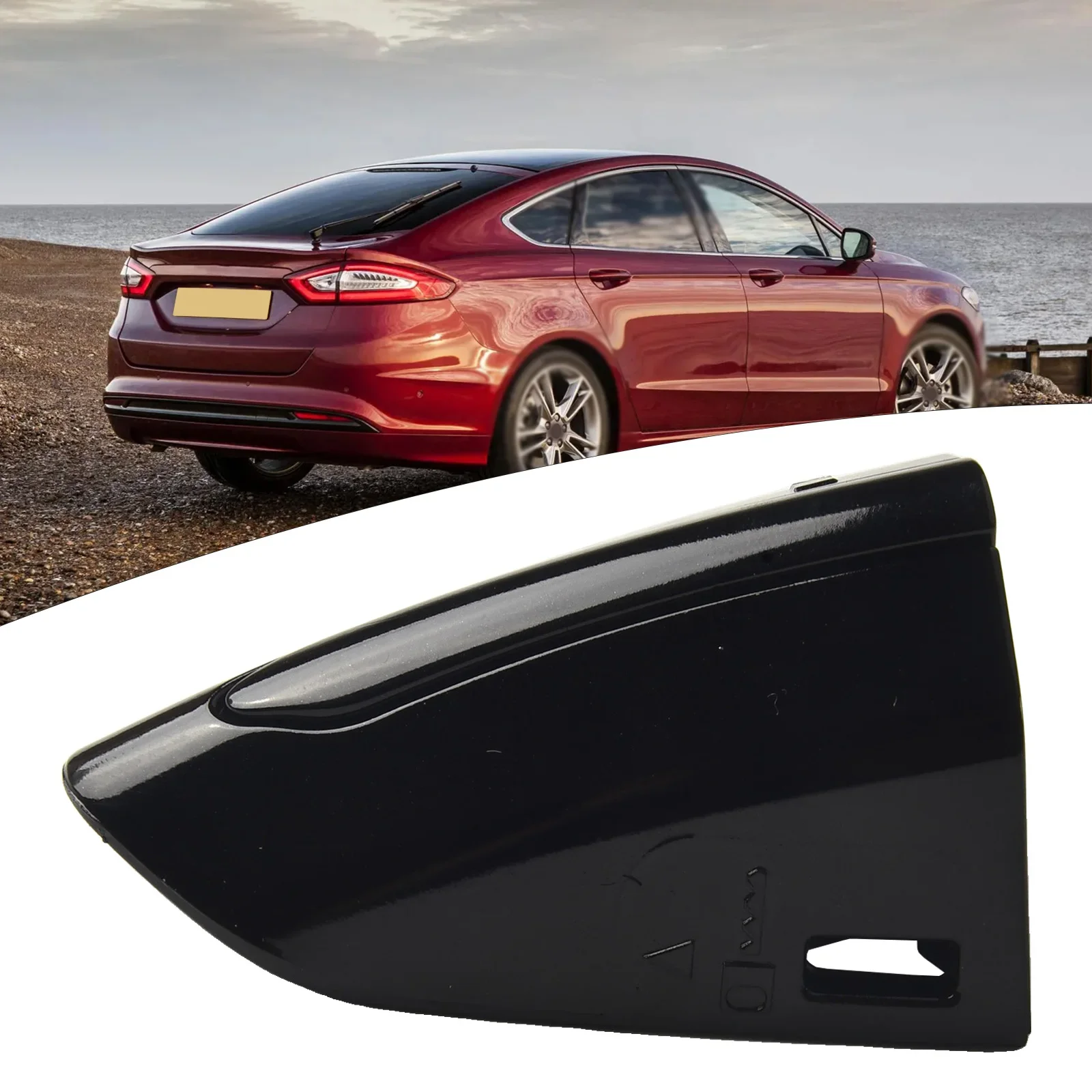 Black Door Handle Cover Door Handle End Cap Appearance Shape Size Front Placement High Quality Material Left Placement