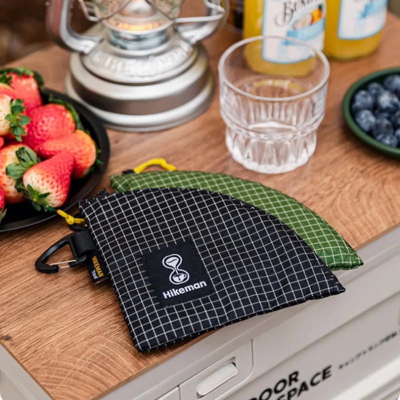 

Hand Drip Coffee Filter Storage Bag Outdoor Camping Waterproof Dyneema Fan-shaped Filter Paper Sleeve Portable Storage Box