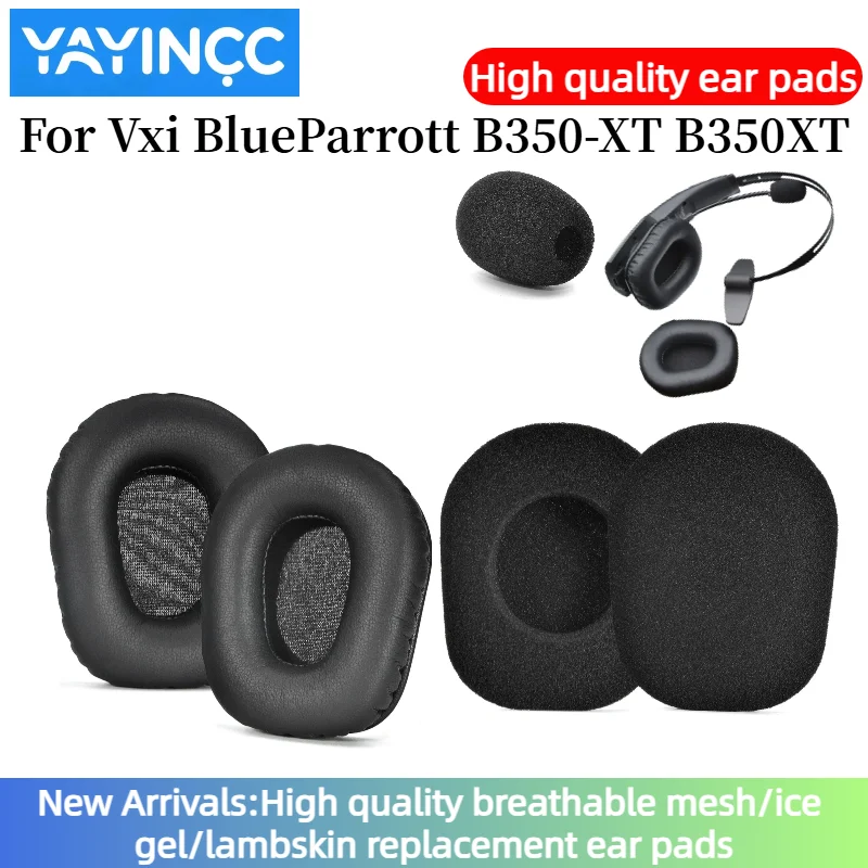 

YAYINCC 1 Pair Replacement memory foam Ear Pads Pillow Cushion Cover For Vxi BlueParrott B350-XT B350XT Headset