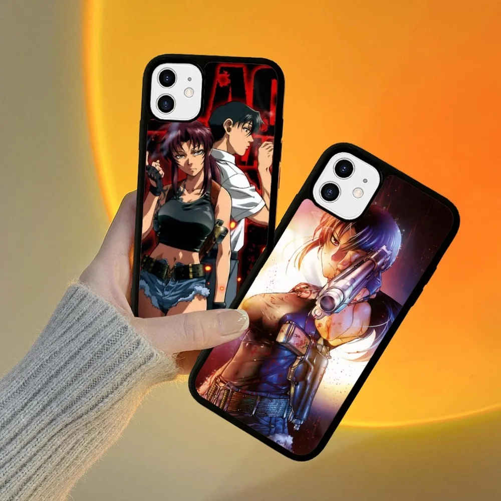 

BLACK LAGOON Phone Case Silicone PC+TPU For For iPhone 11 12 13 14 15 16 Plus Pro Max Cover