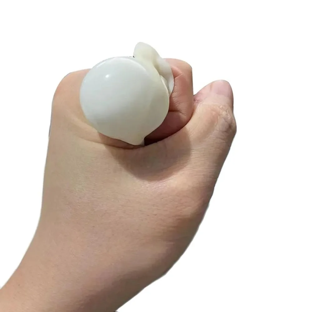 Mini Simulation Food Dumplings Keychain Stress Relief TPR Bag Pendant 3D Squeeze Toy Gift