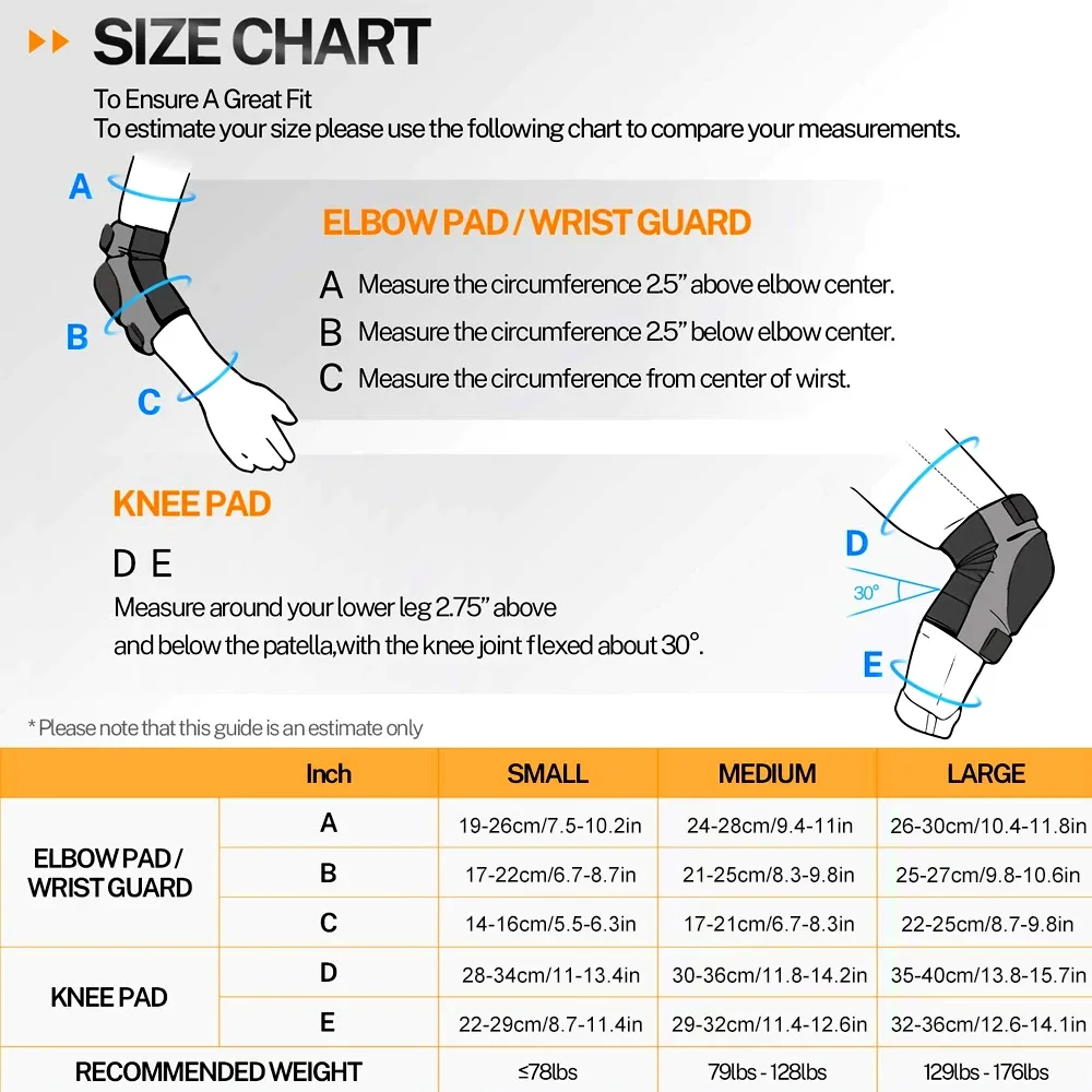 Roller Skating Protector Helmet for Teenage Adults Outdoor Cycling Rock Climbing Kneepads Elbow Pad Hand Head Protective Gear