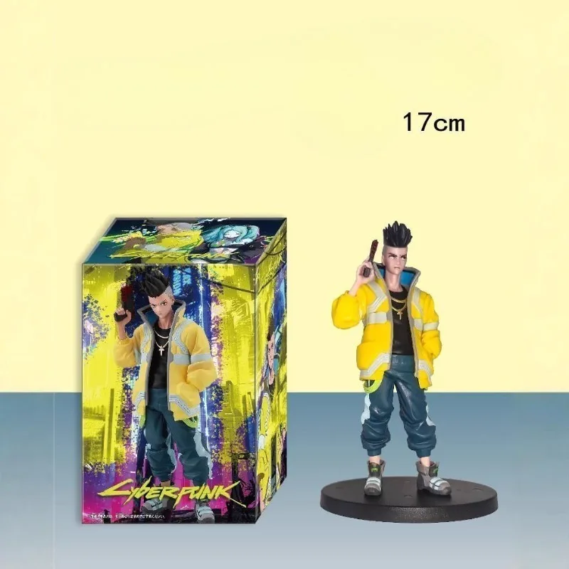 Cyberpunk: figura de ação Edgerunners Lucyna Kushinada David Martinez modelo personagem de anime bonito desenho animado ornamento de chassi de mesa