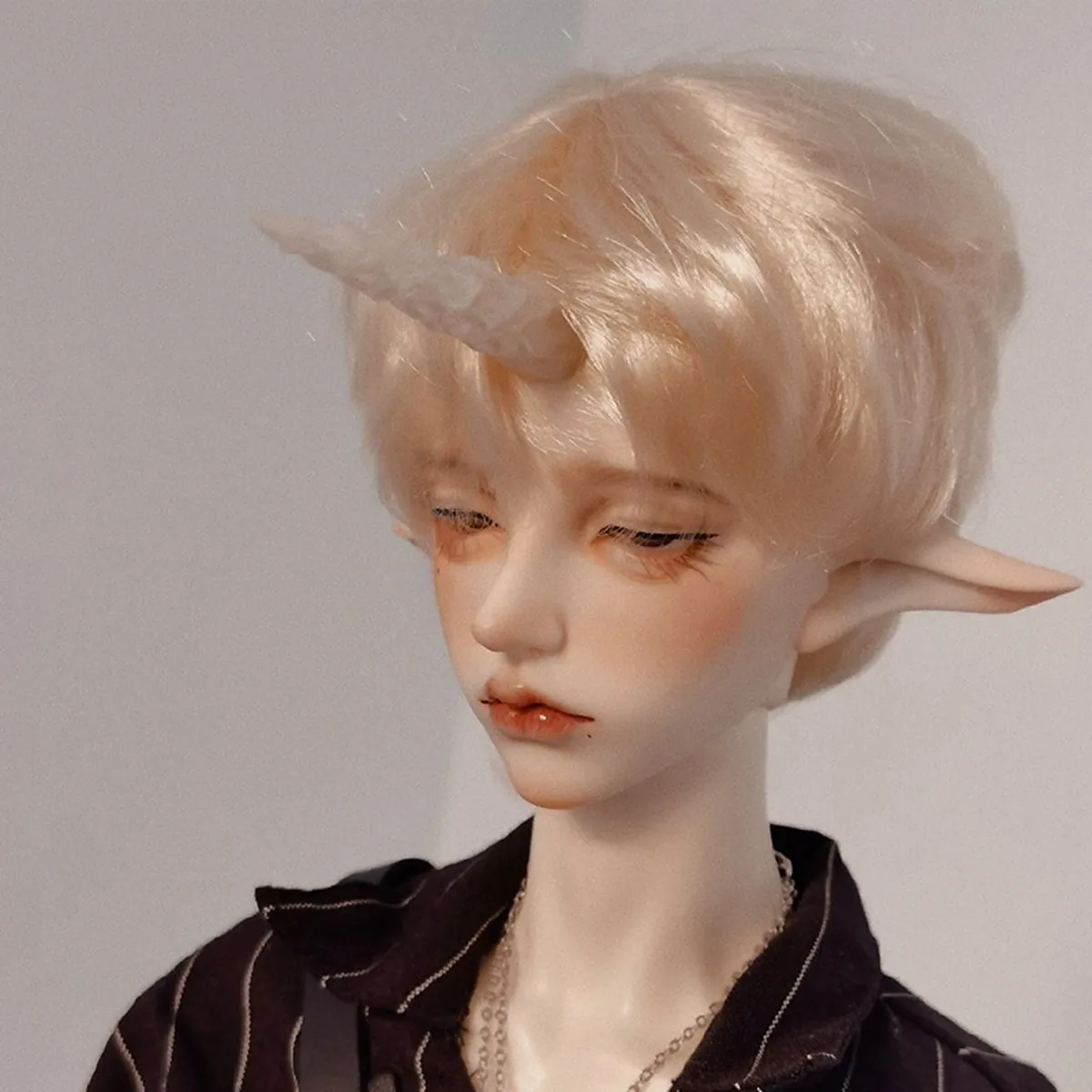 New Horn BJD Doll SD 1/3 IG yuli Unicorn Elf Advanced Resin Moveable Humanoid Gift Sleeping Eye Spot Makeup