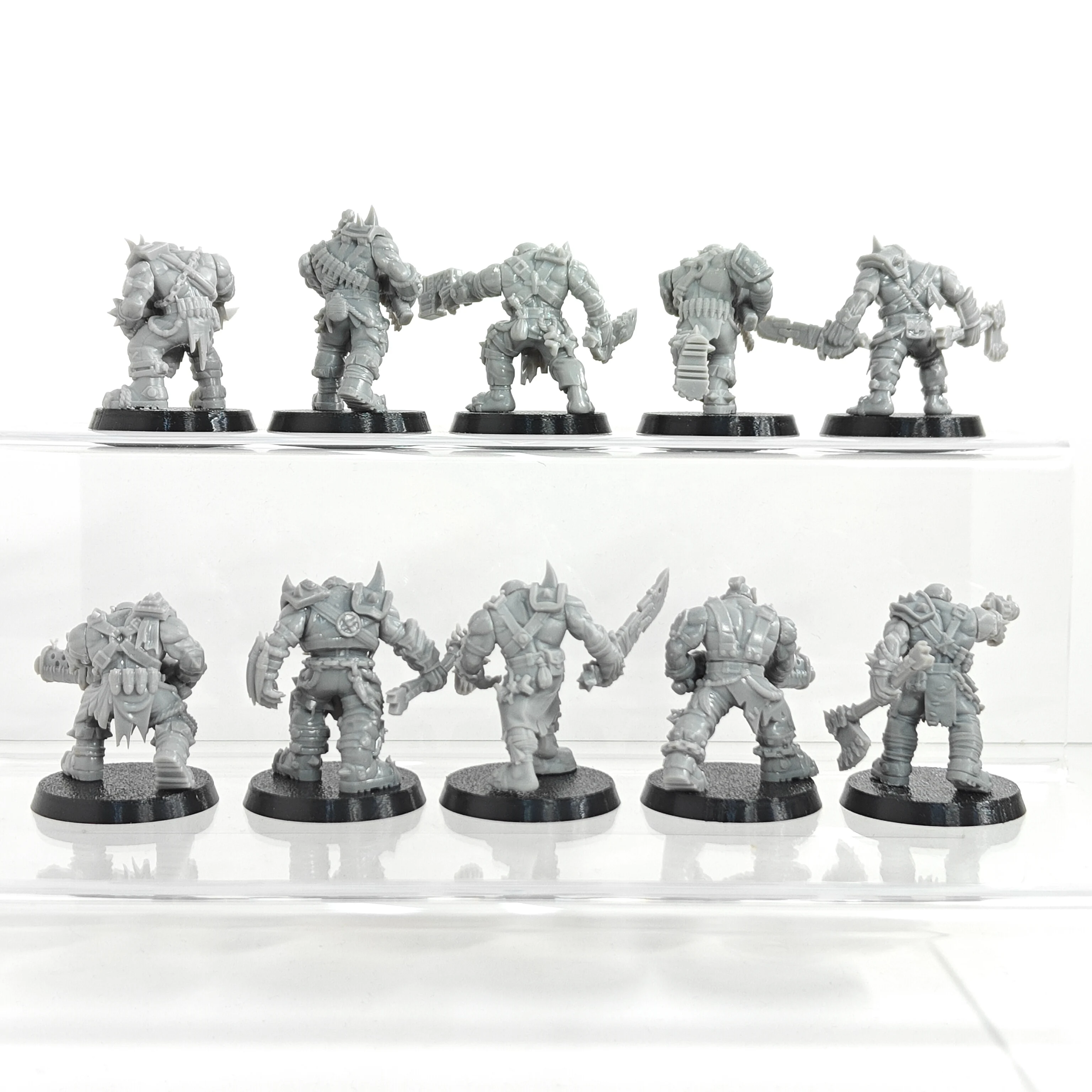 Miniatures non peintes (10 figurines bigset) kits en résine Kits de Garage figurines miniatures de Table KT133