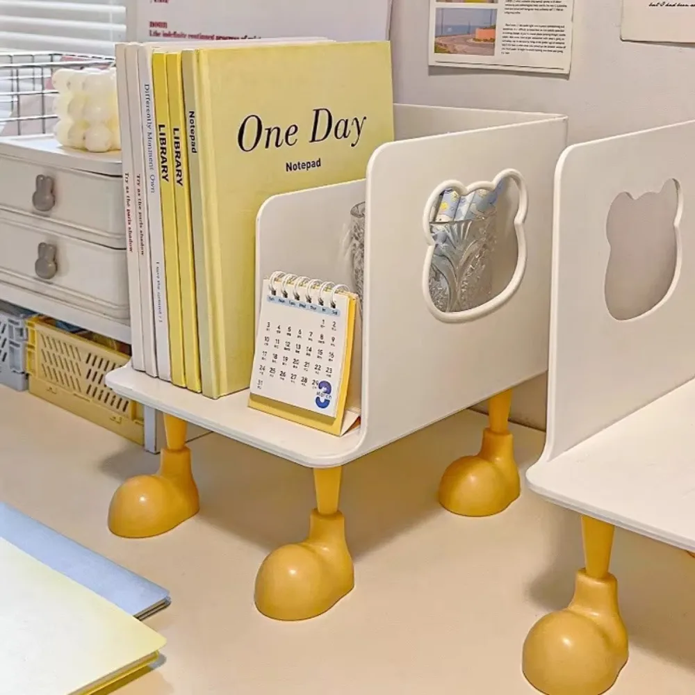 

Exquisite Multi-layer Design Desktop Book Stand Efficient Easy to Install Layered Book Shelf Student Storage Rack Home Decor