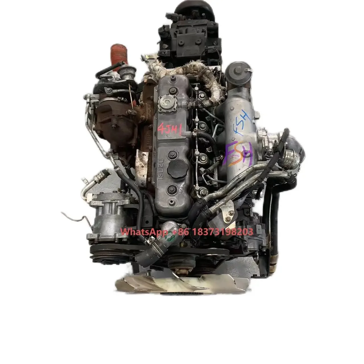 ForI Suzu Second-hand Engines 4JH1T Used Boutique Engine for Trucks Auto Parts