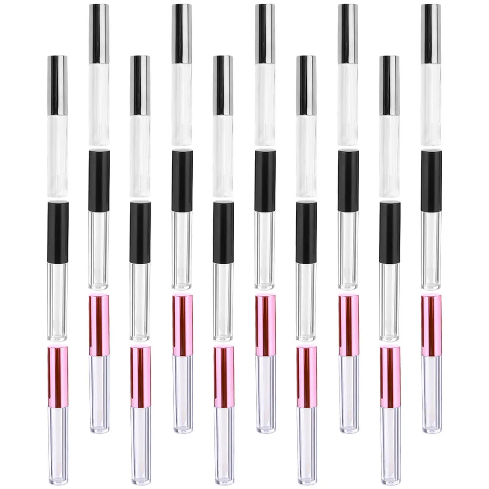 30 قطعة أنابيب ملمع الشفاه الفارغة قابلة لإعادة الاستخدام حاويات بلسم الشفاه DIY بها بنفسك صنع أحمر الشفاه أنابيب بلاستيكية مانعة للتسرب #4
