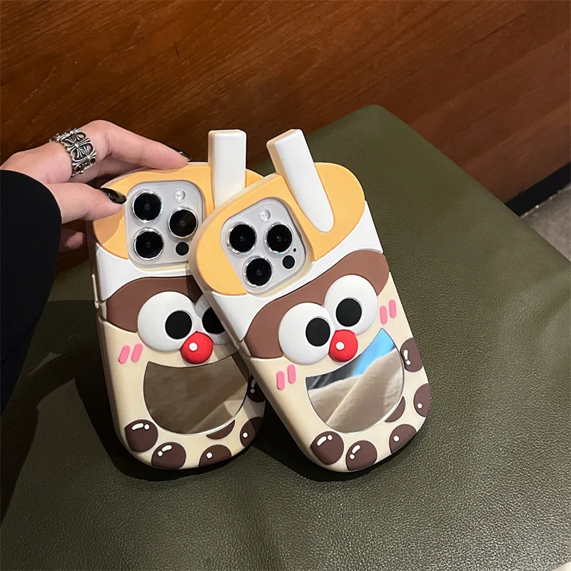 

3D Milk Tea Cup Silicone Phone Case Cover for IPhone 11 12 13 14 15 Pro Max Shockproof Cases for IPhone 15 Pro Max Case