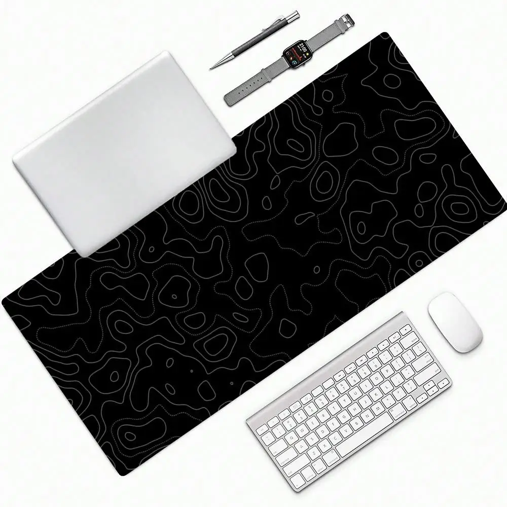 

Mouse Mouse matMinimalist desk mat Table mat for work Stripes desk Aesthetic desk mat Keyboard and mouse mat Pc mouse carpet Pad