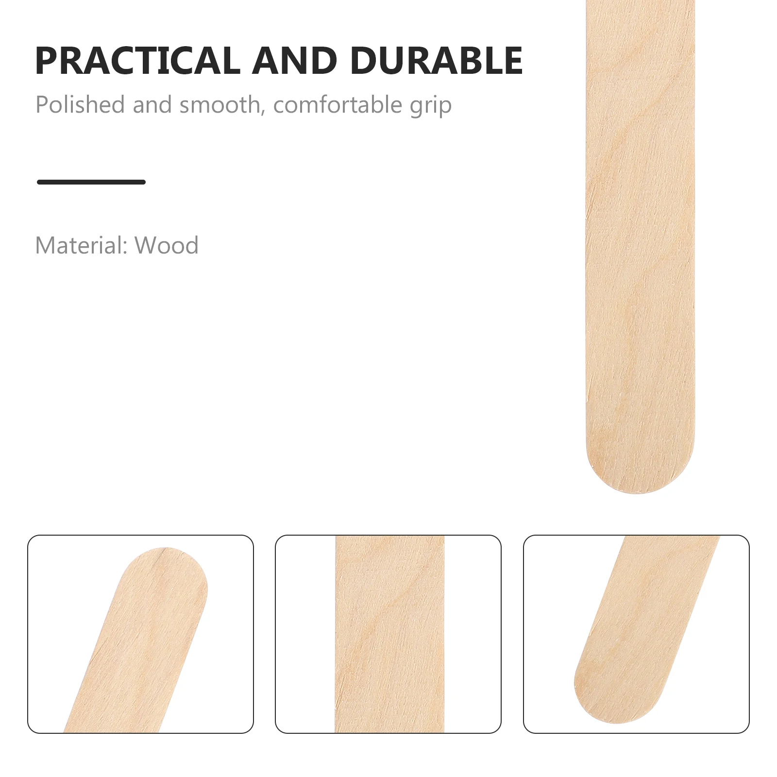 

100 Pcs Tongue Pressing Auxiliary Tools Depressors for Dentists Sticks Disposable Wood Clinical