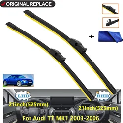 Wiper Front Wiper Blades For Audi TT MK1 2003 2004 2005 2006 Windshield Windscreen Front Window 21