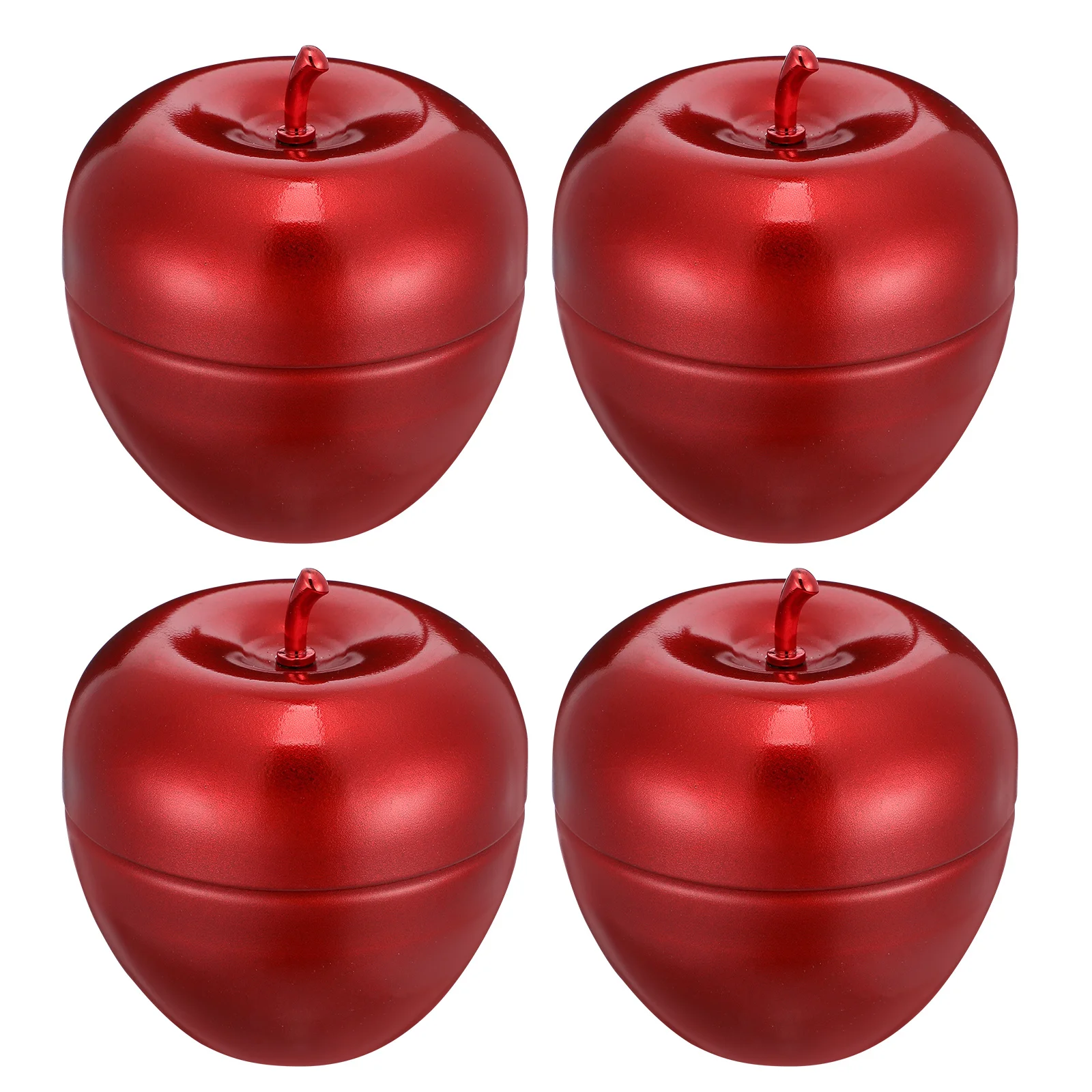 4 قطعة علب تخزين الحلوى صفيح مختومة متعددة الوظائف حاويات الشاي المنزل منظم مطبخ طقم هدايا جرة شاي علبة مريحة