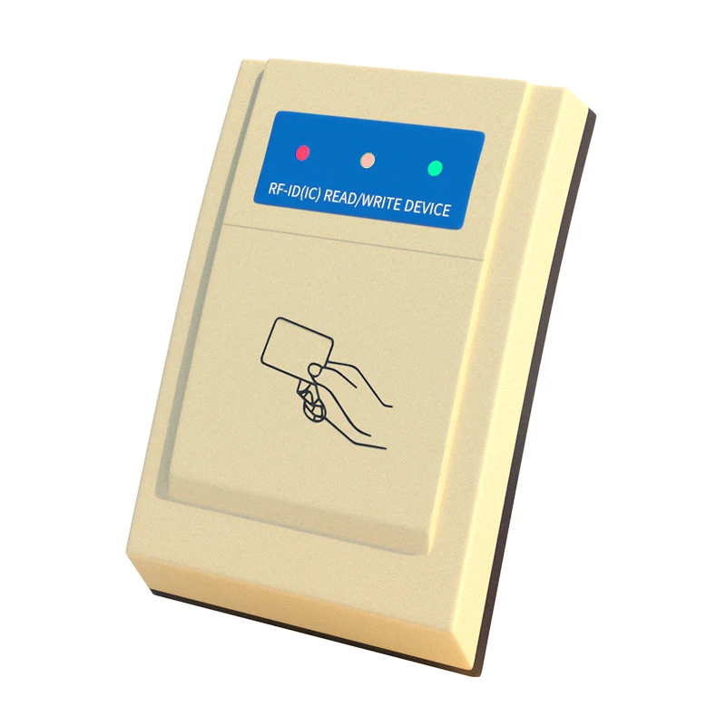 USB Desktop Access Control Card Issuer, Driver Free, Plug and Play ABS Shell ID/IC Card Membership Card Swiping Machine