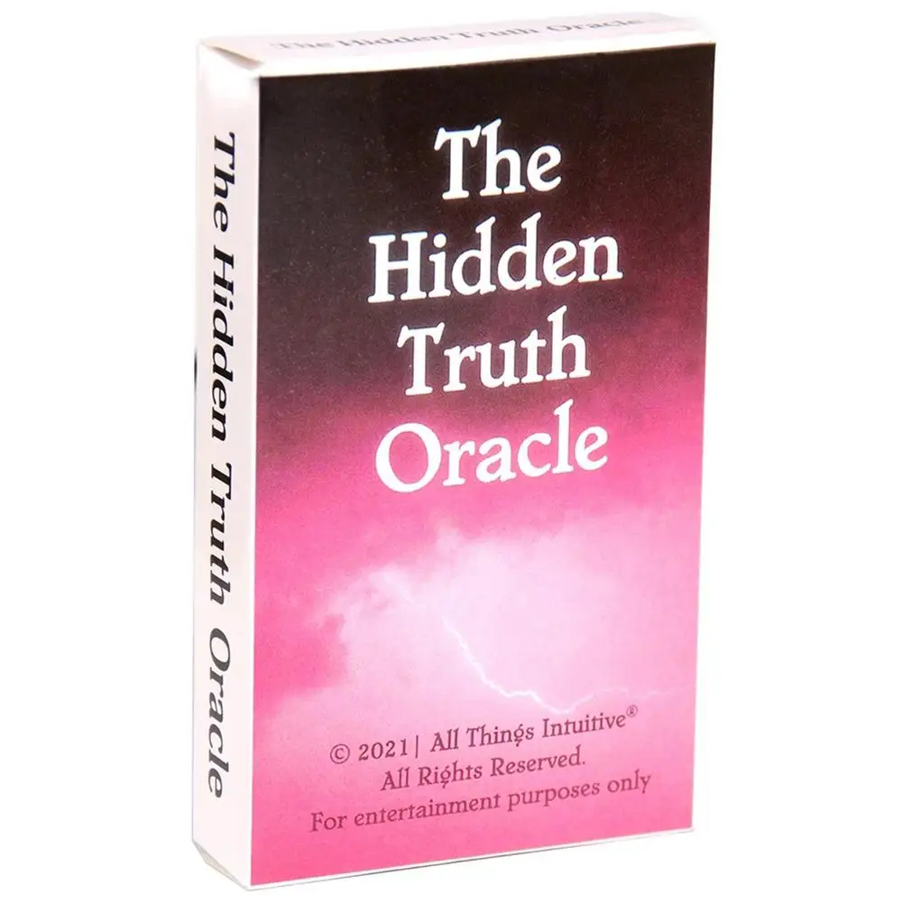 The Hidden Truth Independent Oracle Cards Multiplayer Party Fortune Telling Board Game Prophecy Tarot Deck With E-Guide Book