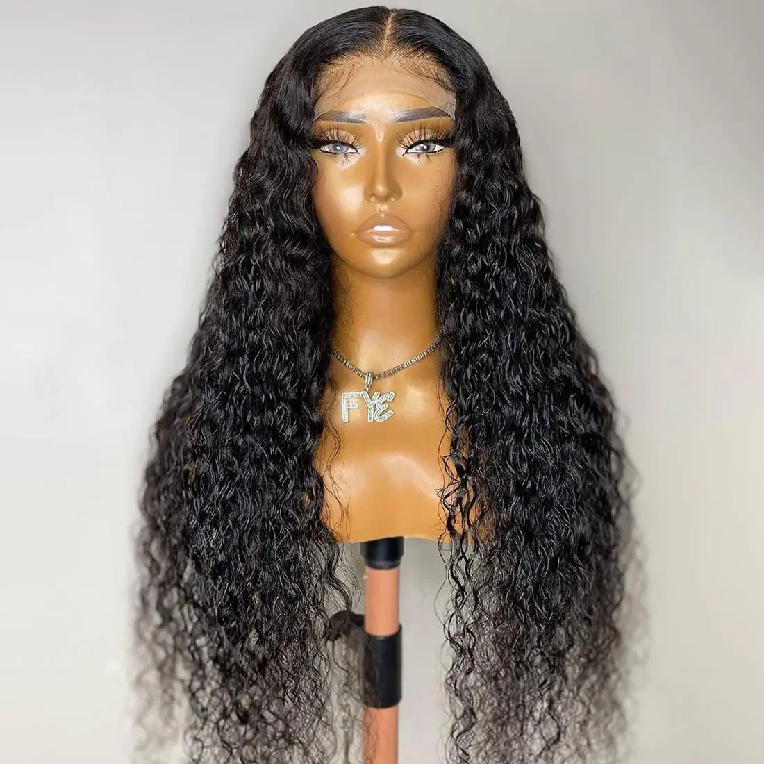 Deep Wave Wig 13x4 Transparent Lace Human Hair Wigs For Women Pre Pucked Bling Remy Hair 13x6 Lace Frontal Human Hair Wigs