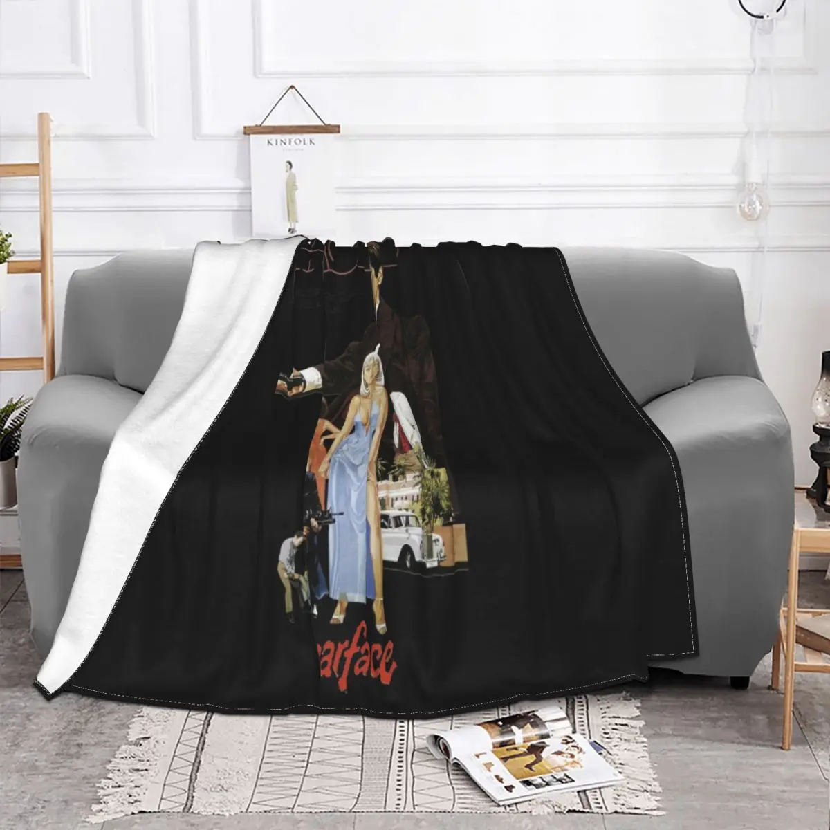 Ace Al Pacino 80S Film Retro 323 Rock Western Style Hip Hop Cute Streetwear Novelty Cheap Sale Summer Party Throw Blanket