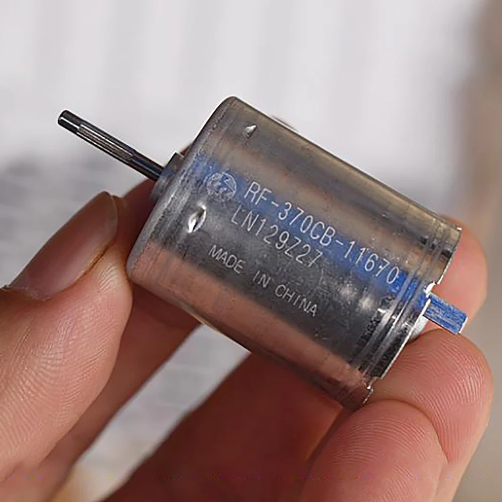 1Pcs Micro DC Motor RF-370CB-11670 DC 12V-24V 24mm 4500 RPM für Auto AV Ausrüstung
