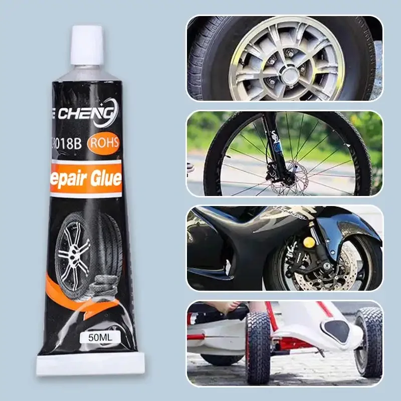 Waterproof & High Temperature Resistant Tire Repair Glue Black Sealing Waterproof And High-Temperature Resistant Repair Adhesive