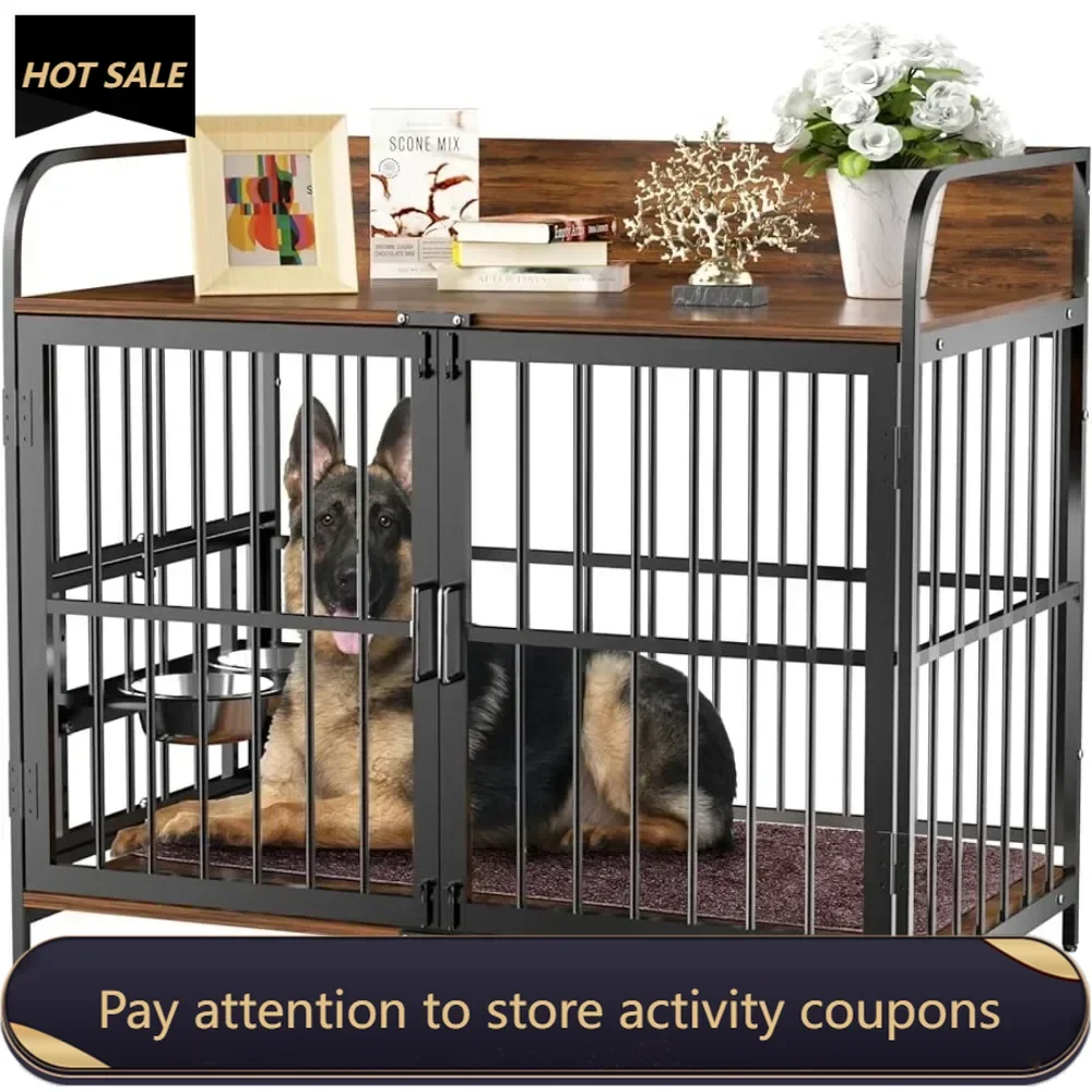 Little Houses for Dogs Modern Decorative Dog Cage End Table Campaign House Large Dog Crate Furniture Crates-f- Houses & Pens Pet