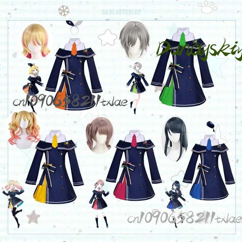 

PJSK Leo need band Tenma Saki kawaii women cosplay costumes wigs accesions jirai kei dress funny fantasy Halloween daily cosplay