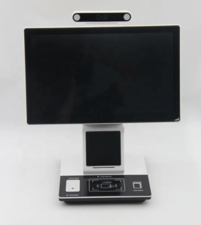 Kiosk with Facial Recognition and Fingerprint Scanning Technology Biometric Kiosk Advanced Self-Service