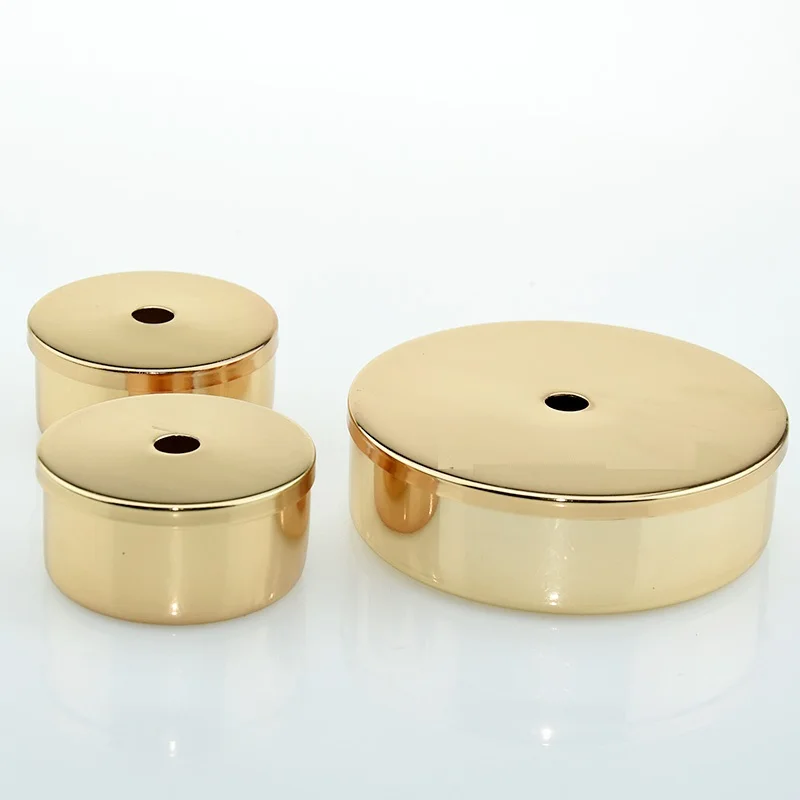 

Белый/черный/золотой потолочный люстра втулки для люстры с металлической крышкой, цоколь лампы, аксессуары для освещения с/без боковых отверстий