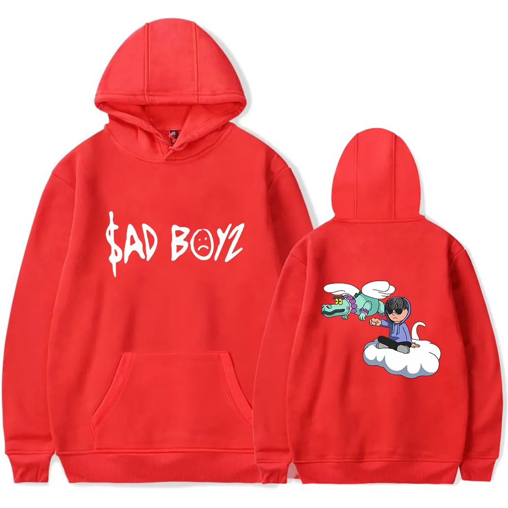 2024 Junior H Merch $ad Boyz Mania Tour Hooded  Drawstring Pocket Sweatshirt Men Women Pullover Hooded Streetwear