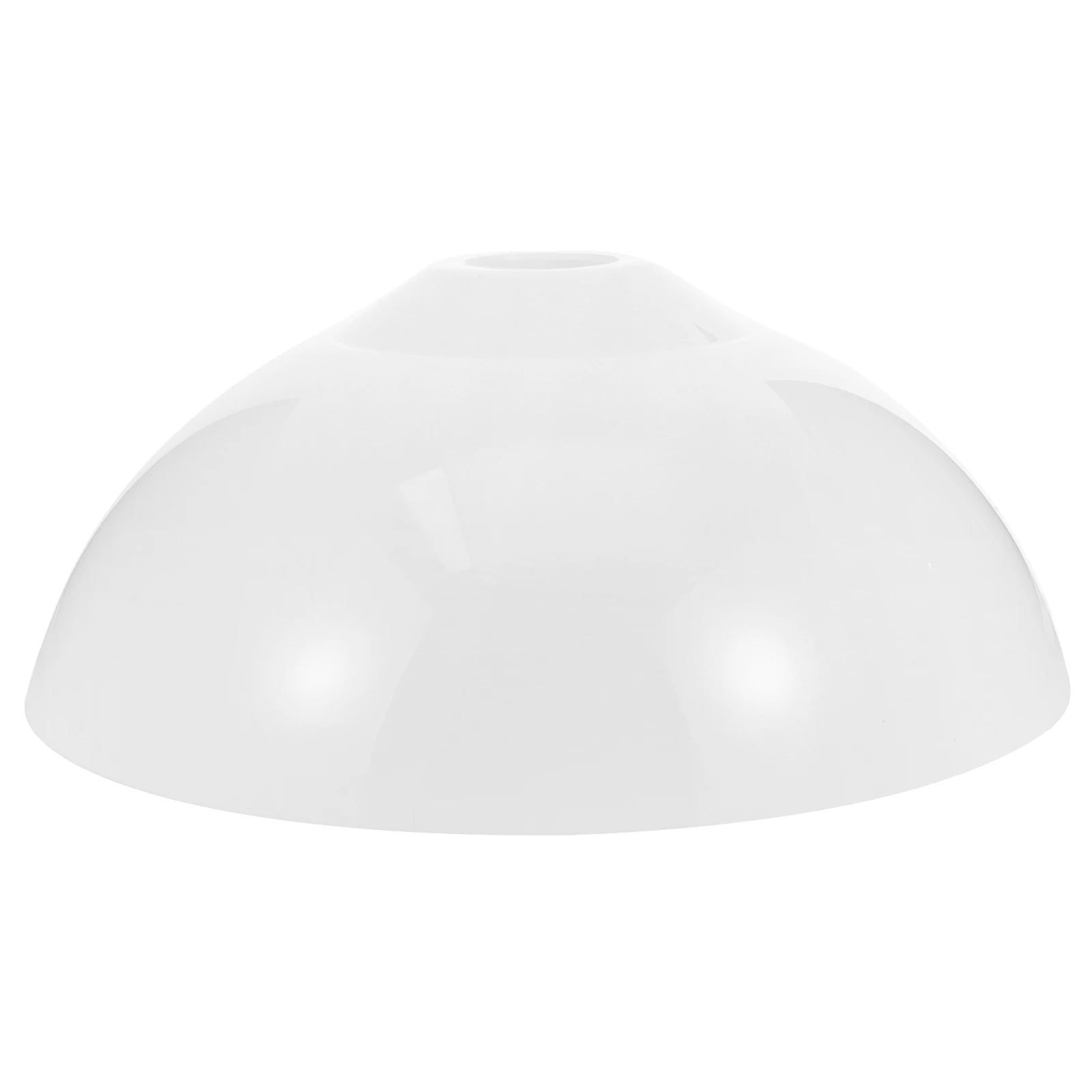 

White Lamp Shade Acrylic Pendant Light Shades E27 Cream Style Hanging Lampshade Cover Replacement 245mm Diameter Safe