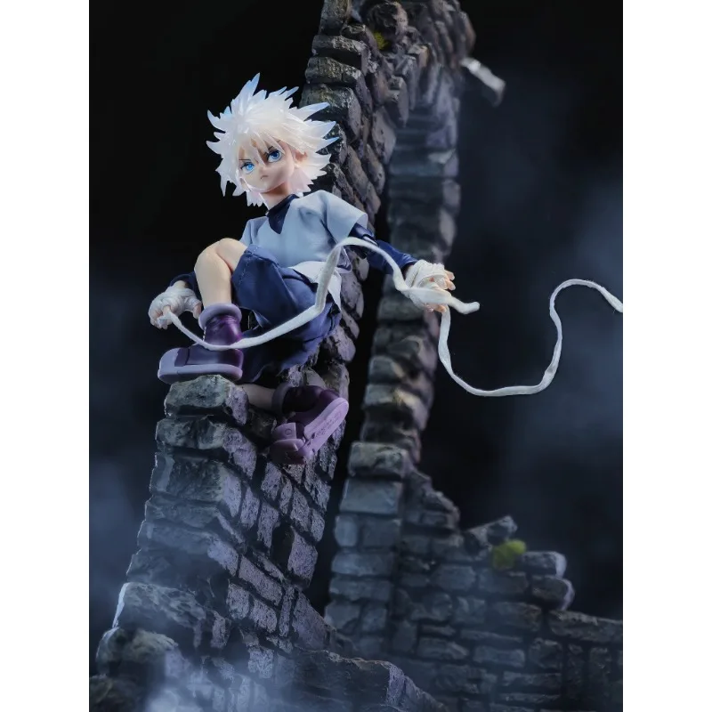 

В наличии: Игрушки в масштабе 1/12 HUNTER×HUNTER, одежда для фигурки Киллуа Золдикса (Серебристоволосый мальчик) для тела экшн-фигурки SHF 6 дюймов