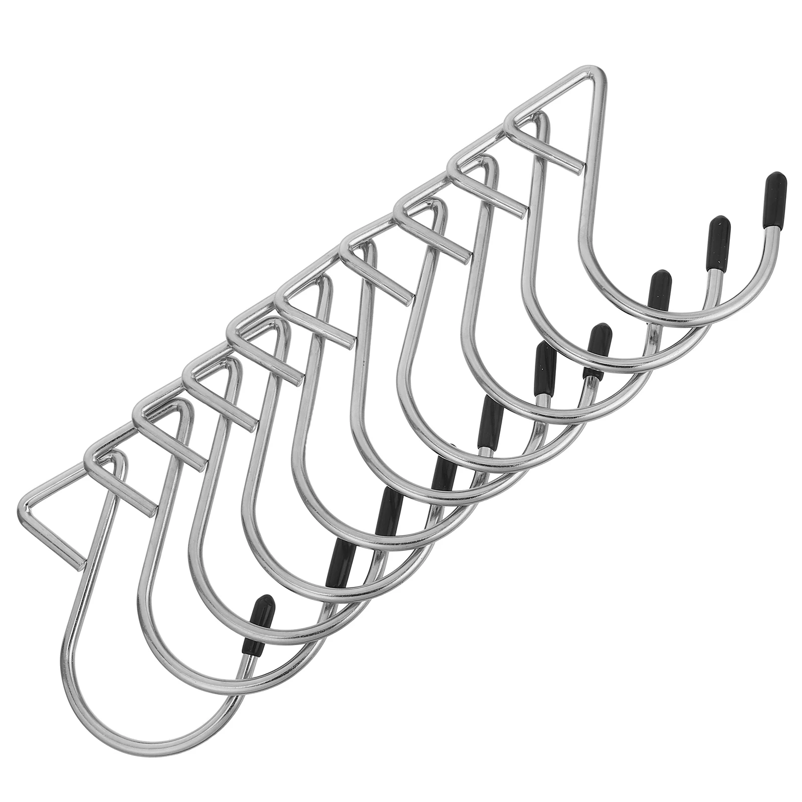 

10Pcs Triangle S Hooks Metal Hanging Hooks Multifunctional DIY Pendant for Christmas Trees Door Window Decorations