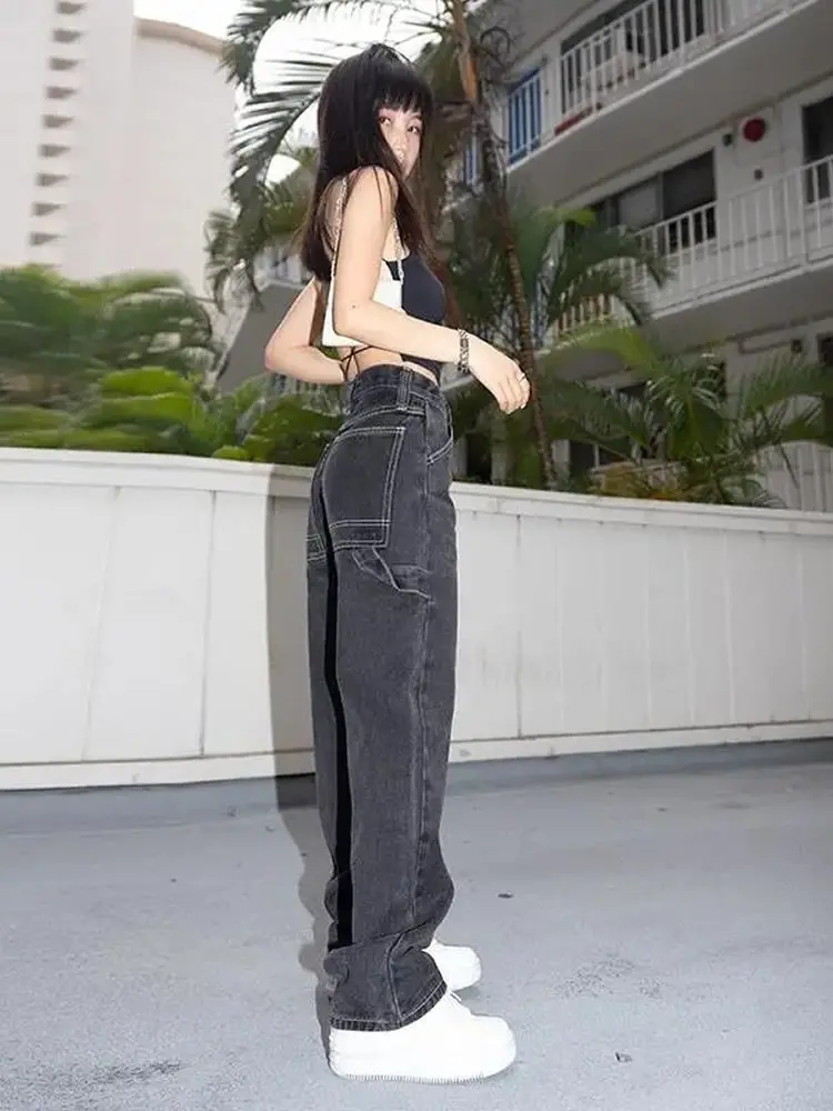 Gescheurde jeans Koreaanse kleding vrouw thermische winter warme fleece gevoerde verdikte dames vrouwelijke broek denim mode comfortabel