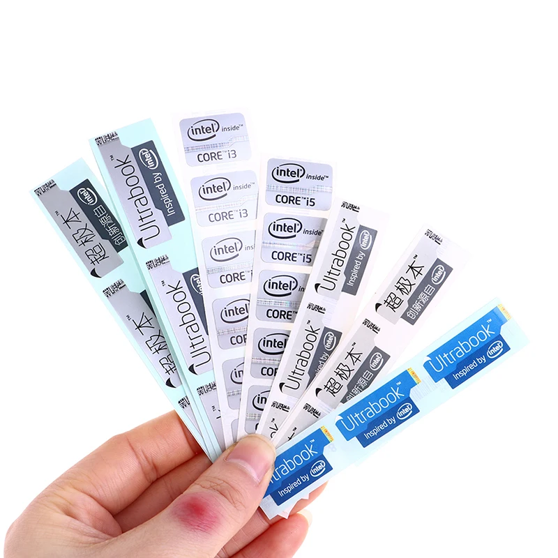 5pcs Ultrabook Performance Label Sticker Laptop Logo Intel Core Core Core di quattro generazioni I3 I5