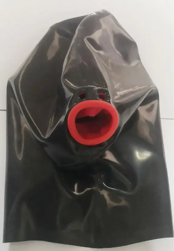 LATEX MASK 15CM LONG NOSE TUBE MOUTH SHEATH 0.4MM