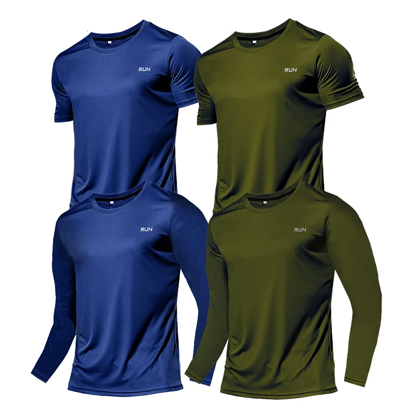 【セール中】マルチカラー夏半袖スポーツシャツ高品質ジム服男性ジャージフィットネスシャツトレーナーランニング Tシャツスポーツウェア