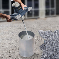 Handheld Drywall Mortar Mixer, 2400W 1200r/min Adjustable 6 Speed, Portable Electric Concrete Plaster Grout Paint Cement Mixer