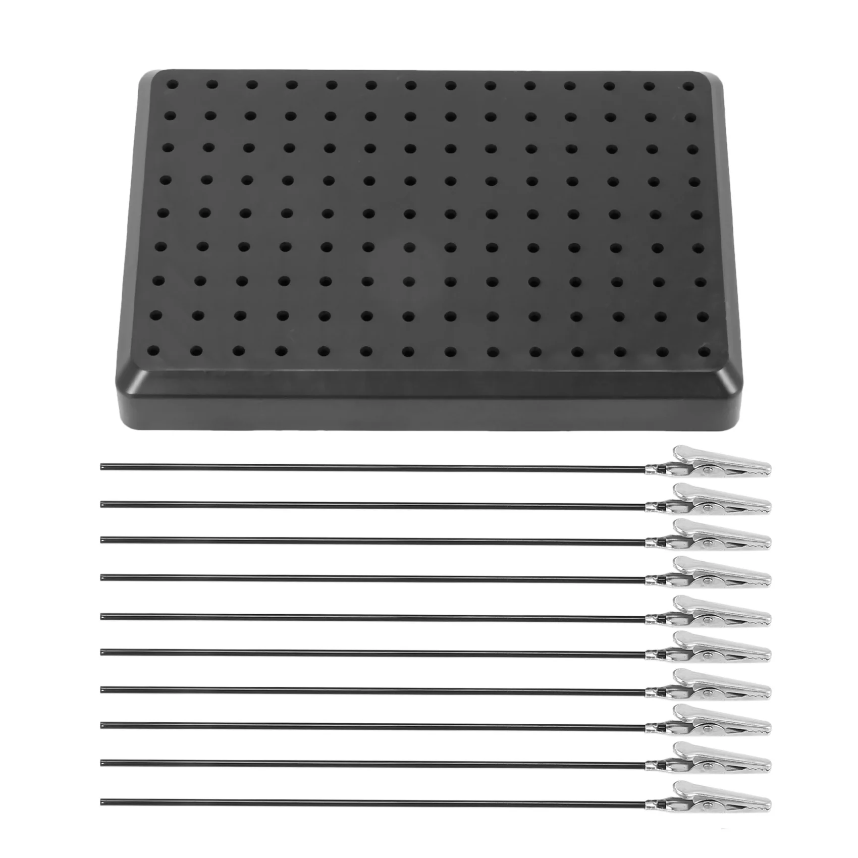 

AFOURT-9 X 14 отверстий подставка для рисования с 20 шт. металлический зажим типа «крокодил» набор инструментов для моделирования аксессуары для хобби